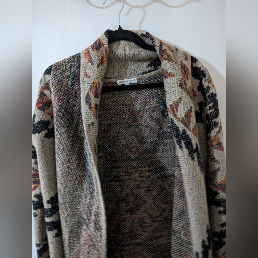 Aztec Print Cardigan - Picture 2 of 3